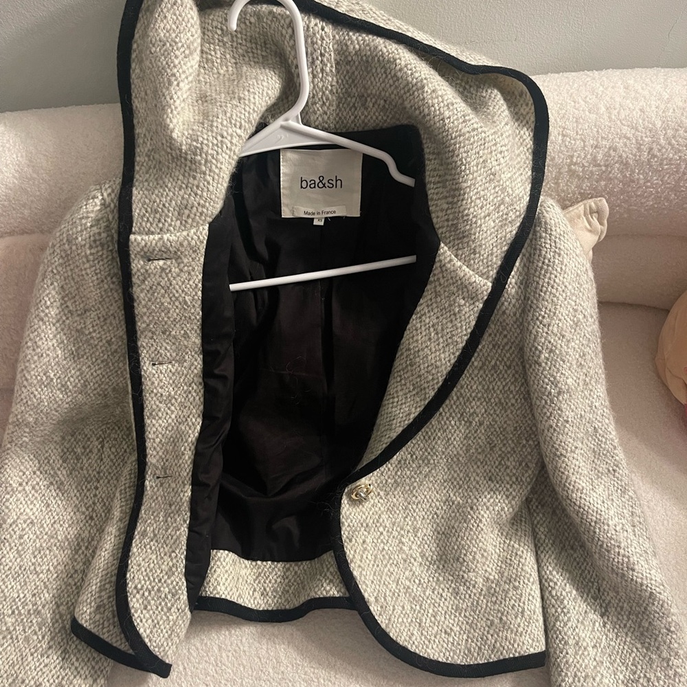 Ba&Sh hooded wool jacket